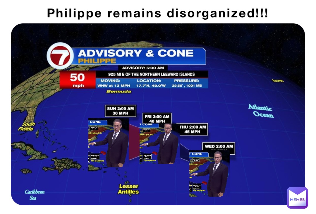 Philippe remains disorganized!!!