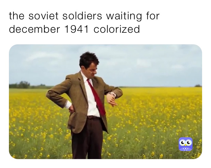 the soviet soldiers waiting for december 1941 colorized 