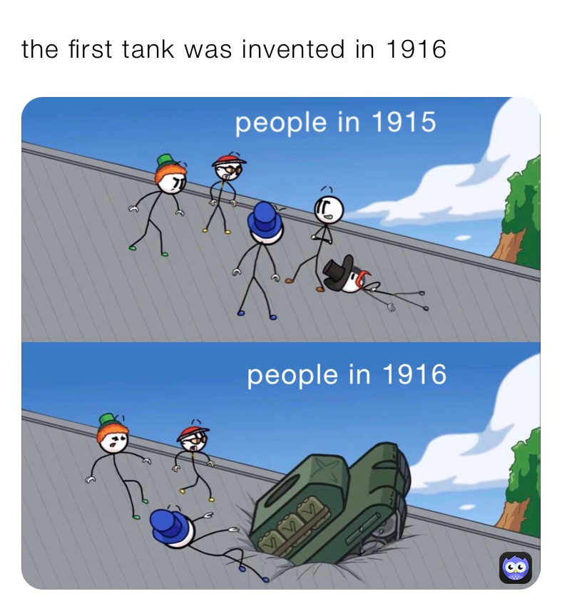 the first tank was invented in 1916