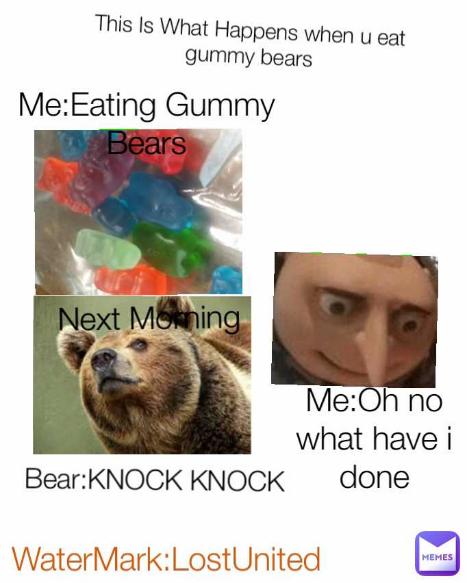 smug bear meme