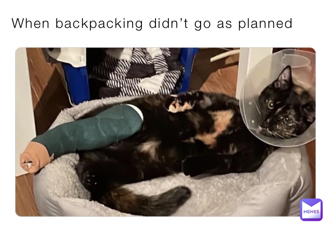 When backpacking didn’t go as planned