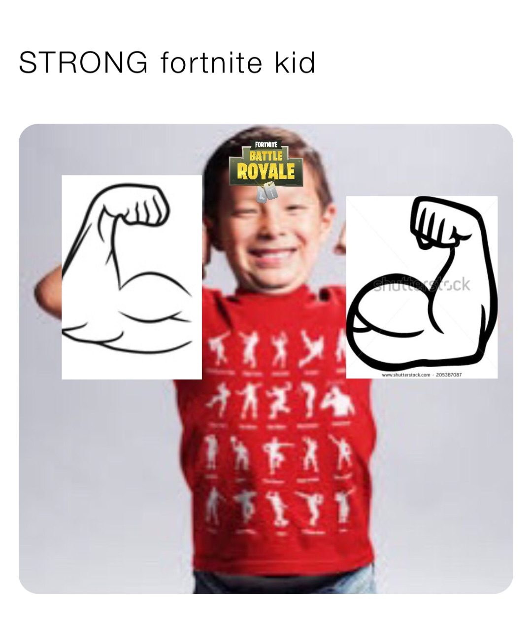 STRONG fortnite kid