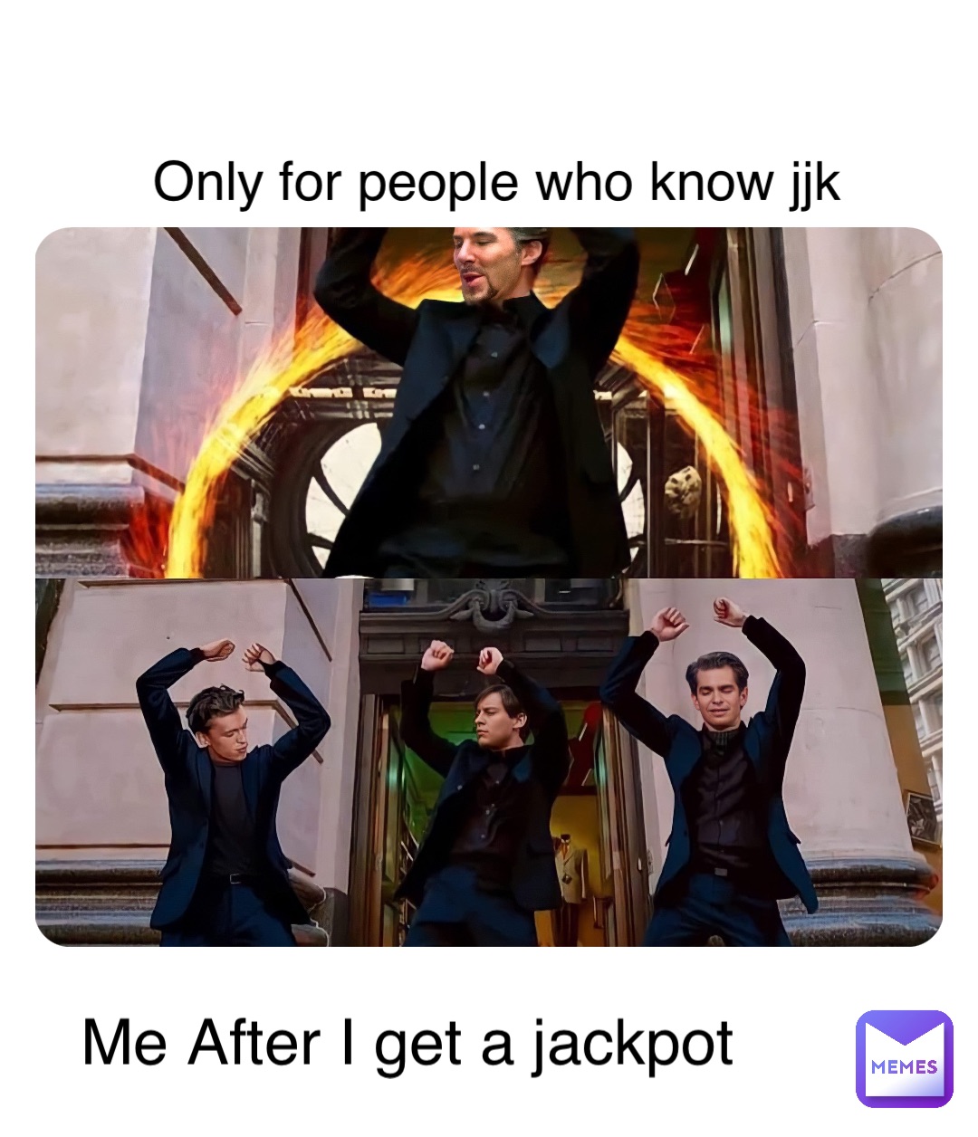 Double tap to edit Only for people who know jjk Me After I get a jackpot