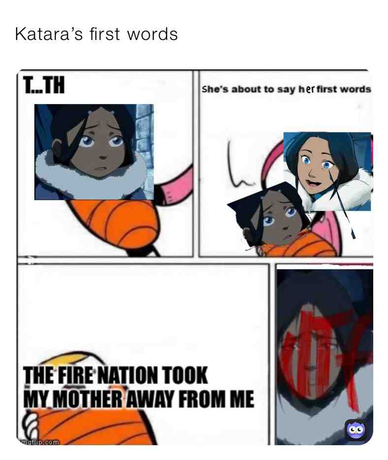 No hate on her, but she won’t stop #katara about her mommy 😢 #coronavirus #yeet #avatar #atla #momo #katara
