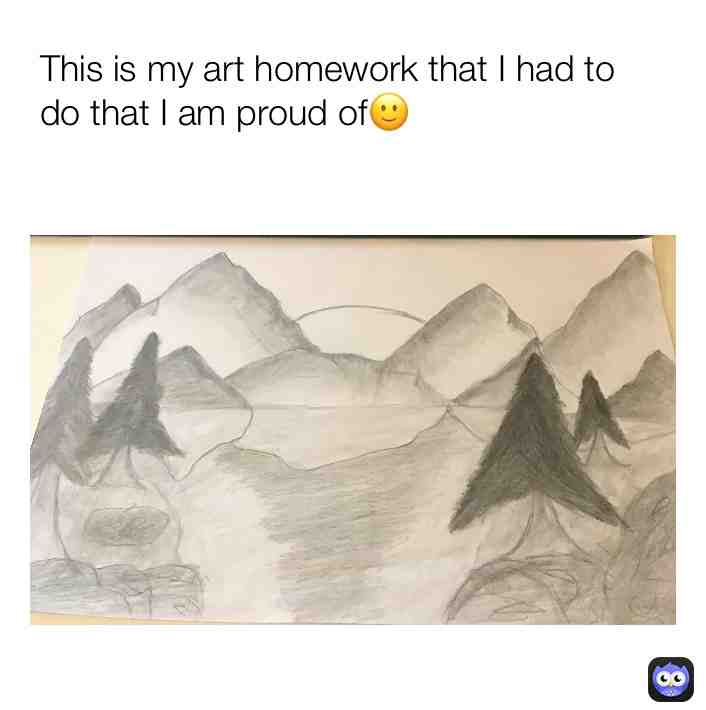 #art #artwork #homework #sunset
