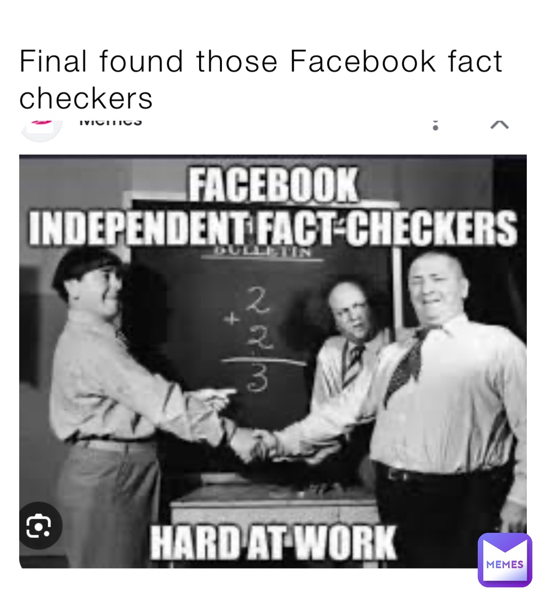 Final found those Facebook fact checkers