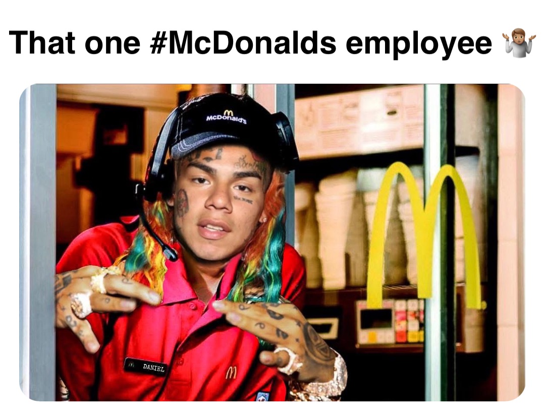 Double tap to edit That one #McDonalds employee 🤷🏽