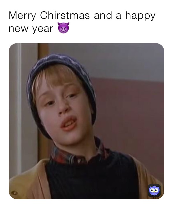 Merry Chirstmas and a happy new year 😈