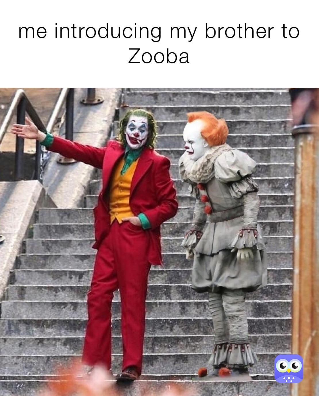 me intradosing my brother to Zooba 