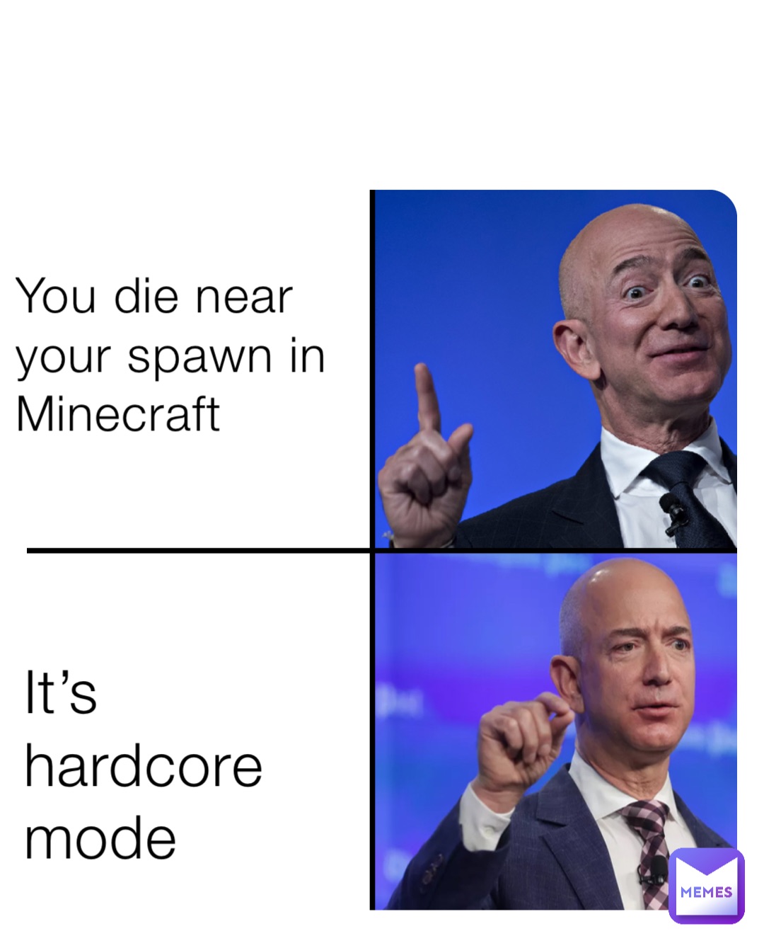 You die near your spawn in Minecraft It’s hardcore mode