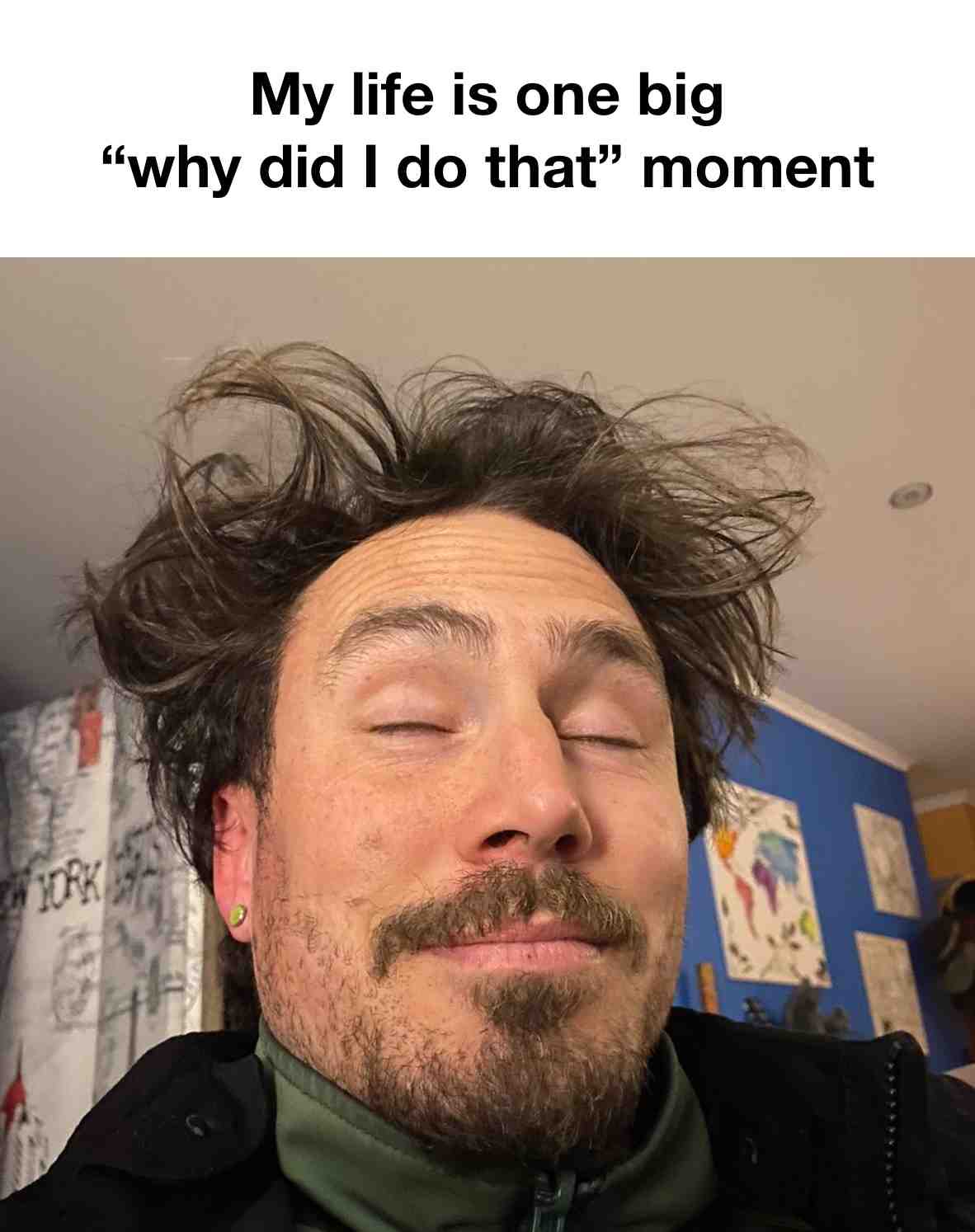 Crazy. Sometimes unbelievable. Always entertaining.
\u25aa\ufe0f
\u25fe\ufe0f
\ud83d\udd33
\u25fd\ufe0f
\u25ab\ufe0f
 #empath  #silence  #solitude  #weird  #awkward  #mistake  #oops  #crap  #juicy  #spiritualmemes  #meme  #memes  #funny  #empathy  #antisocial  #lol  #lolmemes  #risky  #life  #humor  #makelifeworthit  #shutup  #coronavirus  #covid19  #wakeup  #itscomplicated