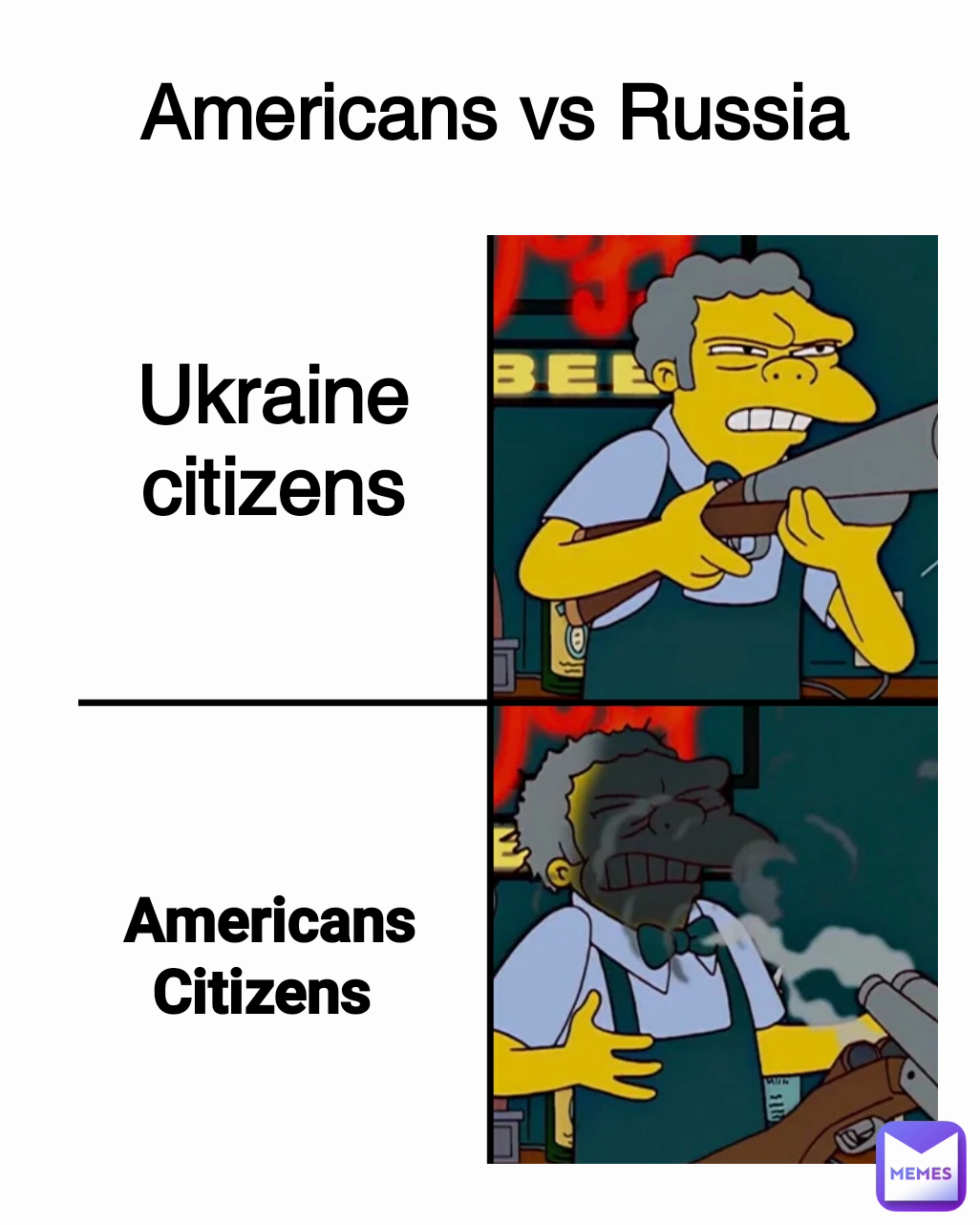 Americans Citizens  Americans vs Russia
 Ukraine citizens