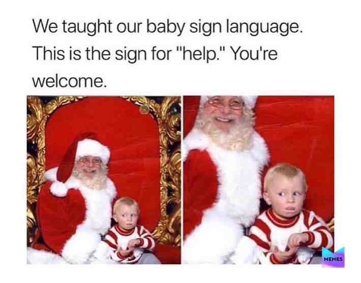 Saw this one on Instagram😂 hilarious😂👏👏 #memes #daily #santa #christmas