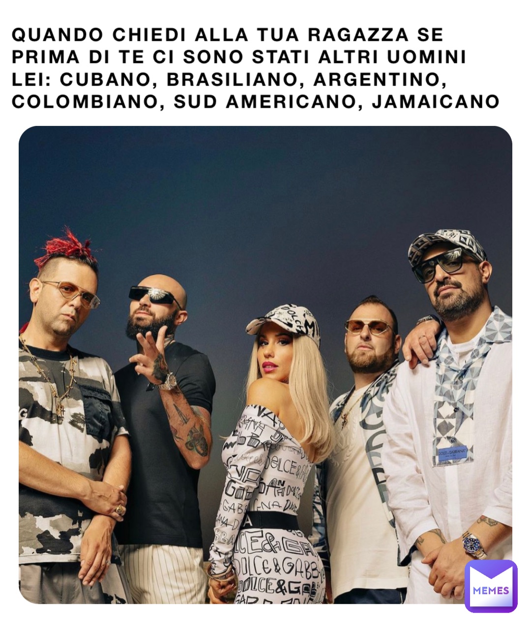 Quando chiedi alla tua ragazza se prima di te ci sono stati altri uomini
Lei: cubano, brasiliano, argentino, colombiano, sud americano, jamaicano
