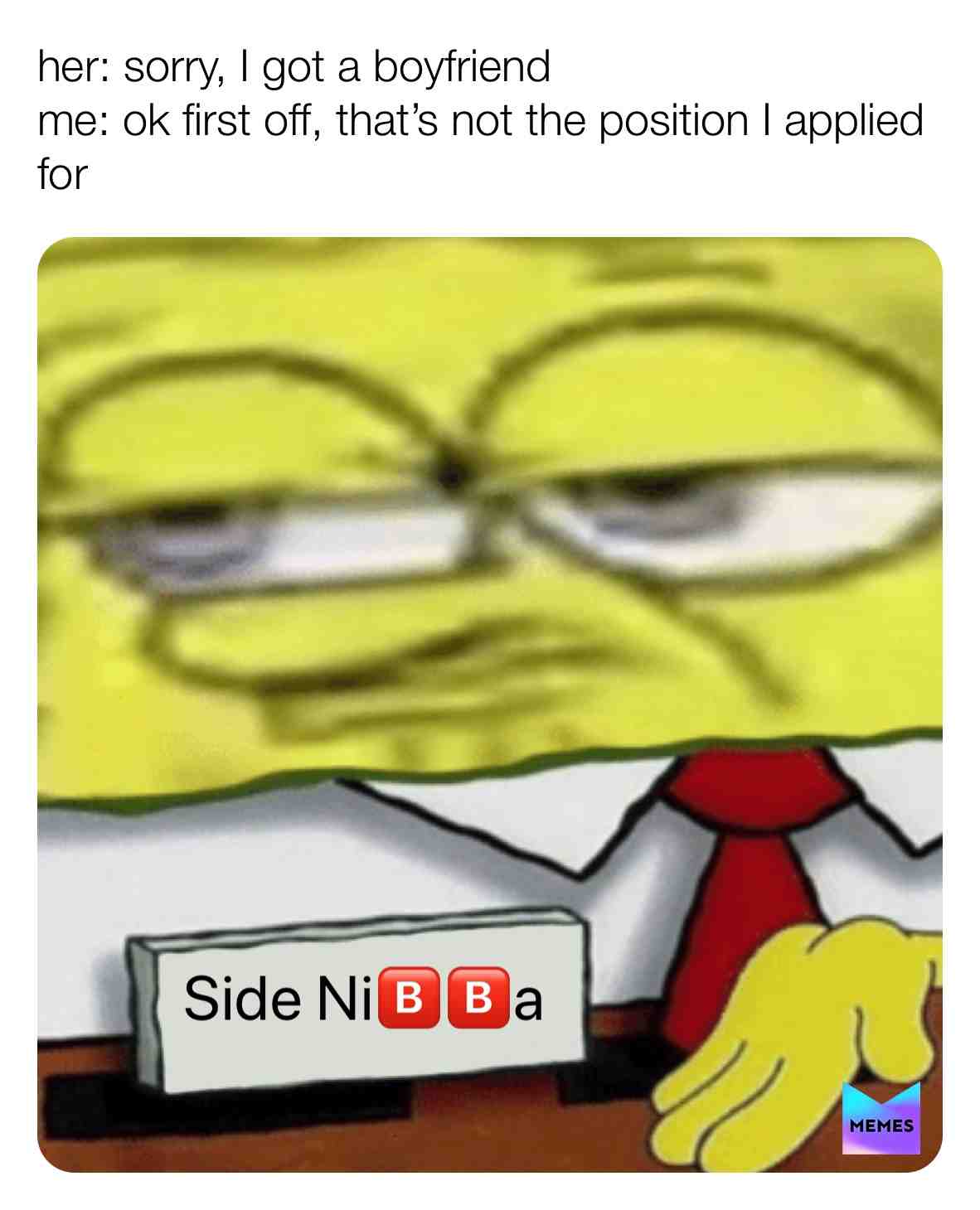 I don’t know if we allowed to swear on here so im gonna play it safe 😇 #meme #memes #spongebob #spongebobmeme #funny #haha #like #follow #likeforlike #followforfollow #hashtag #sassy #somanyhashtags #noticeme #viral
