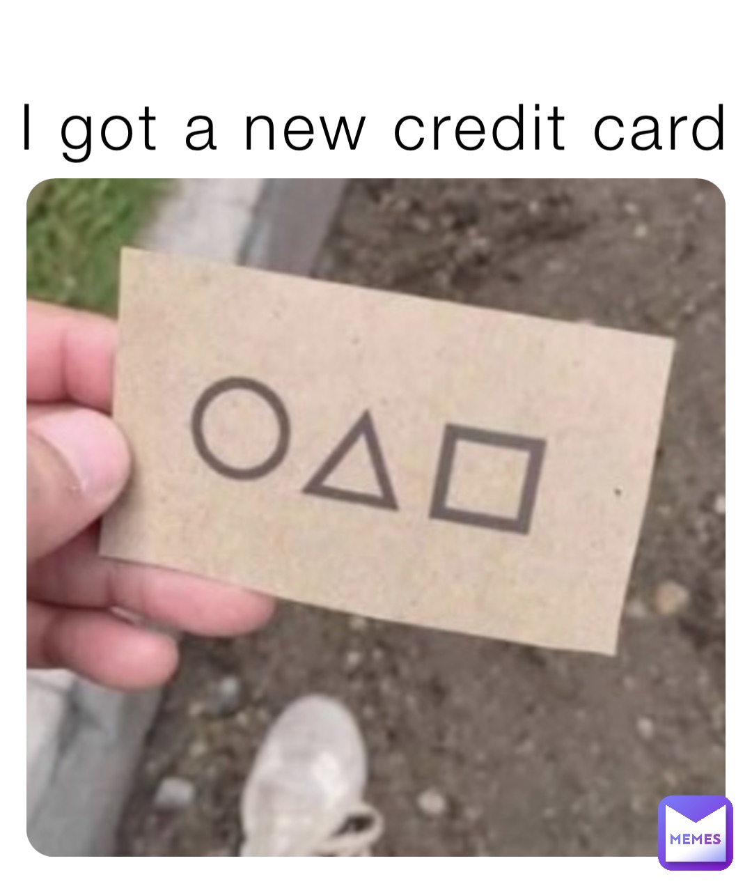 I got a new credit card guys!