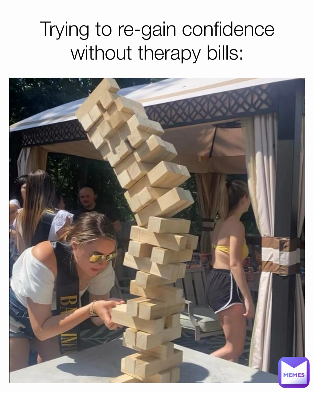 Trying to re-gain confidence without therapy bills: