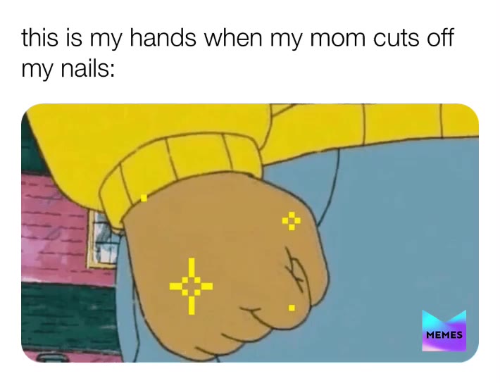 ya’ll didn’t know that i had crusty nails  #nails  #memes