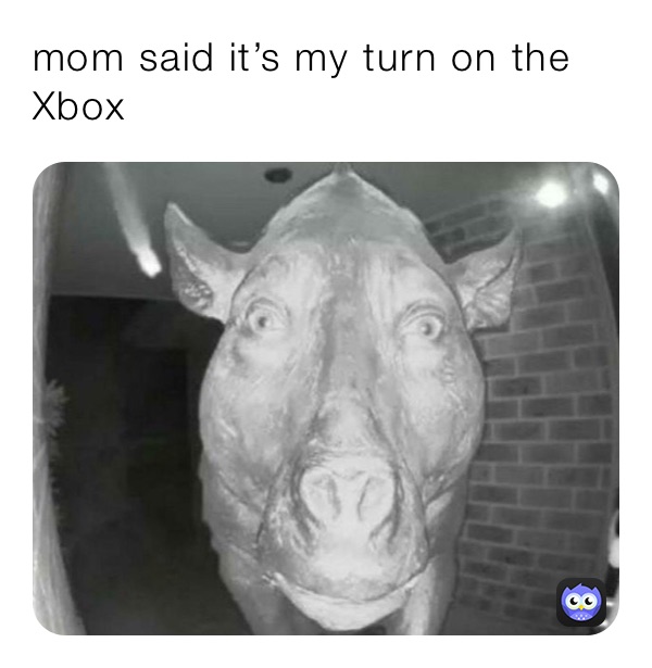 mom said it’s my turn on the xbox