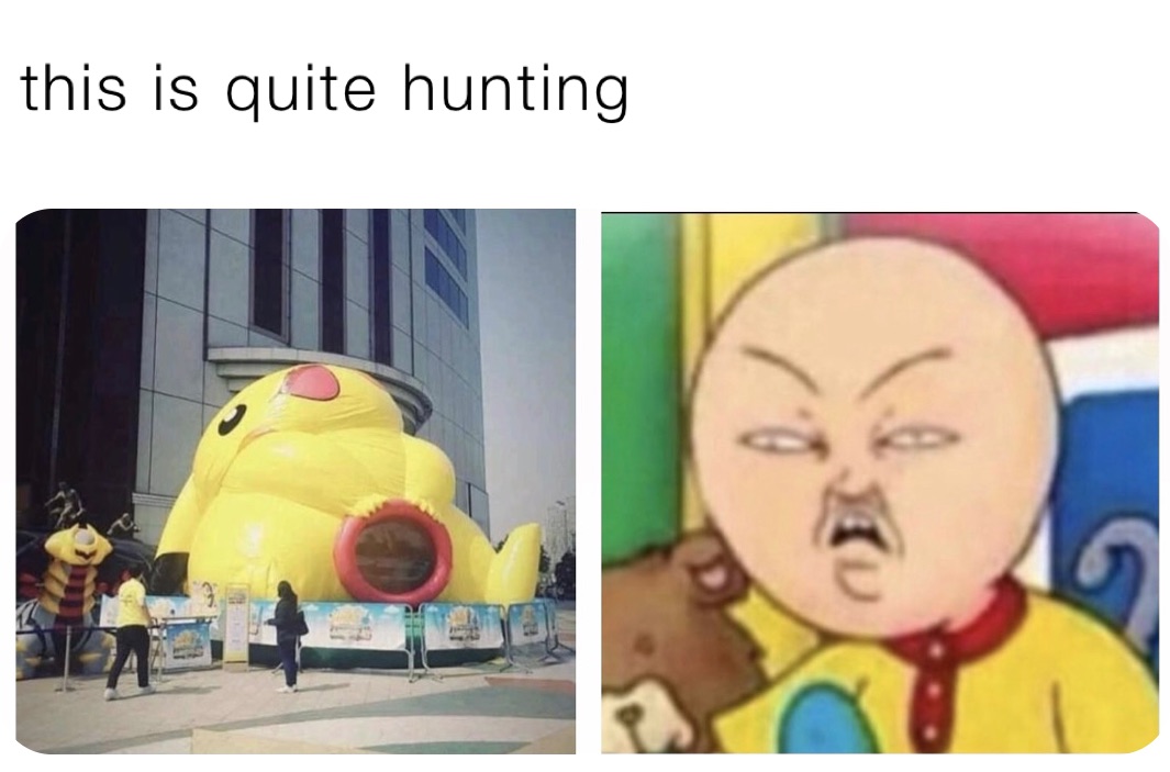  this is quite hunting 