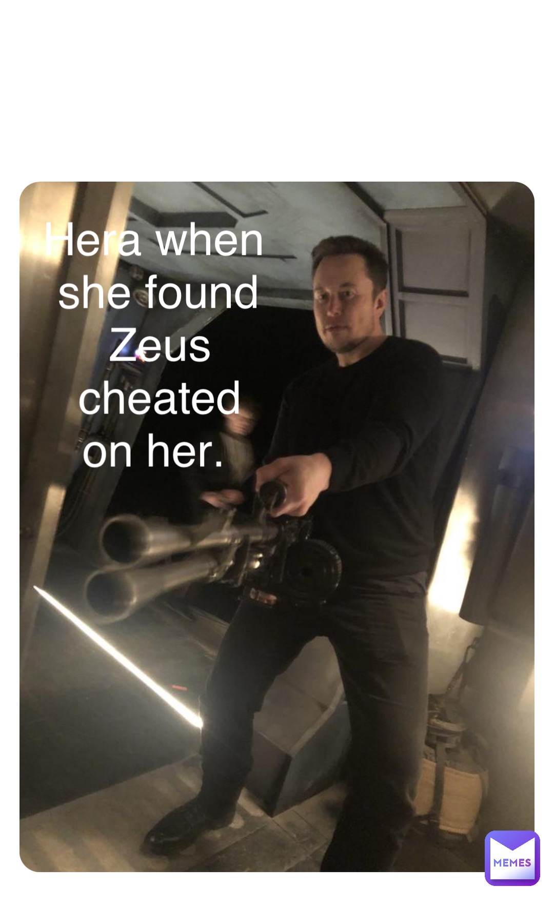 Double tap to edit Hera when she found Zeus cheated on her.