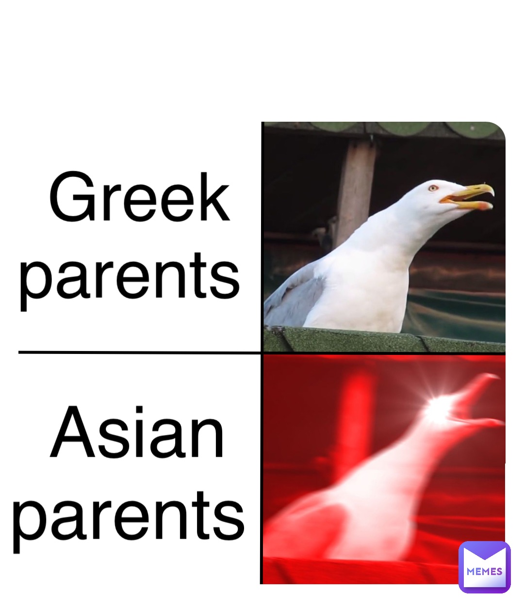 Greek parents Asian parents