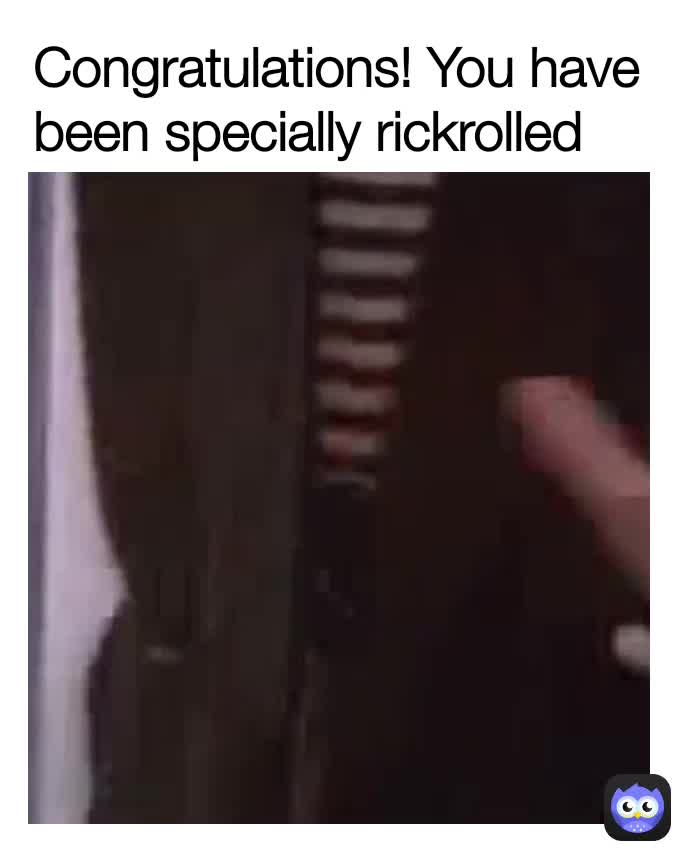 congrats you got rick rolled meme - Rick And Rolled Meme - Sticker