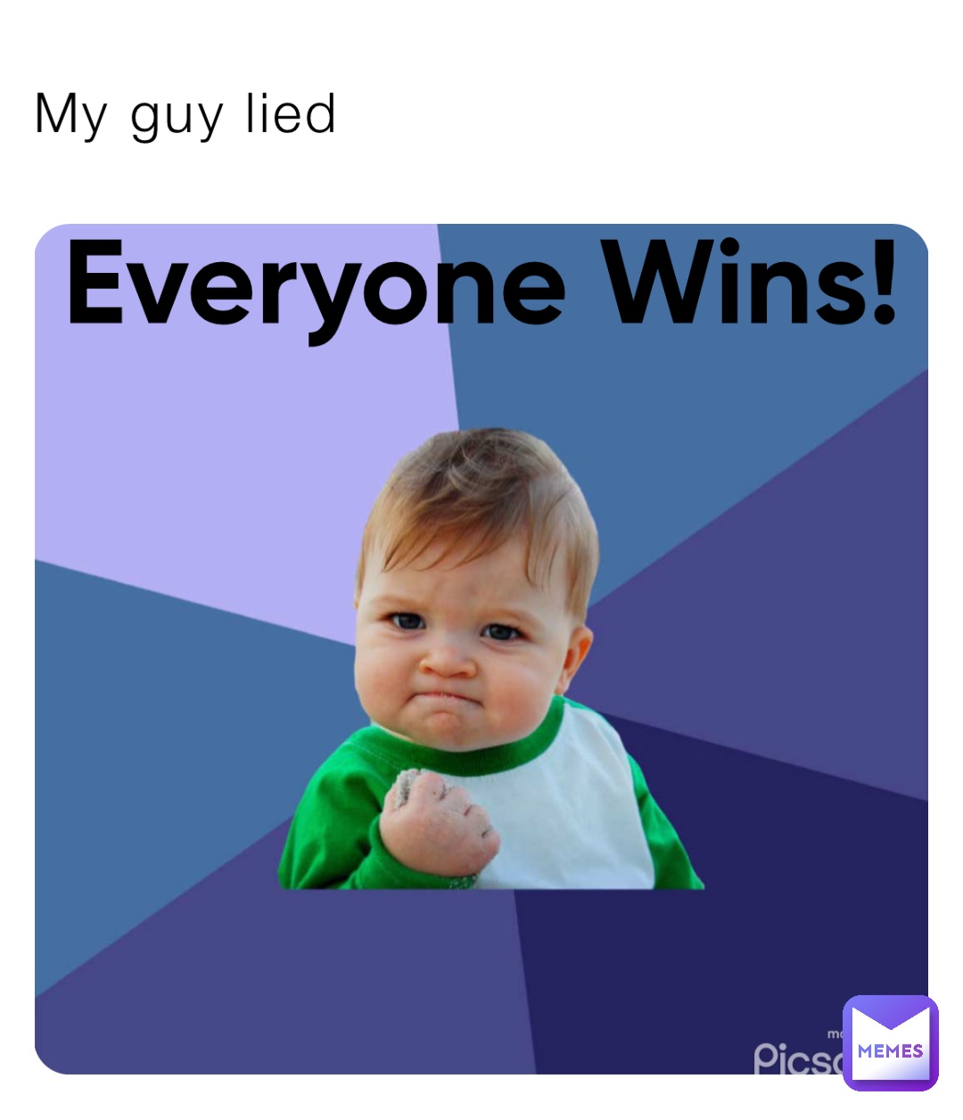 victory guy meme
