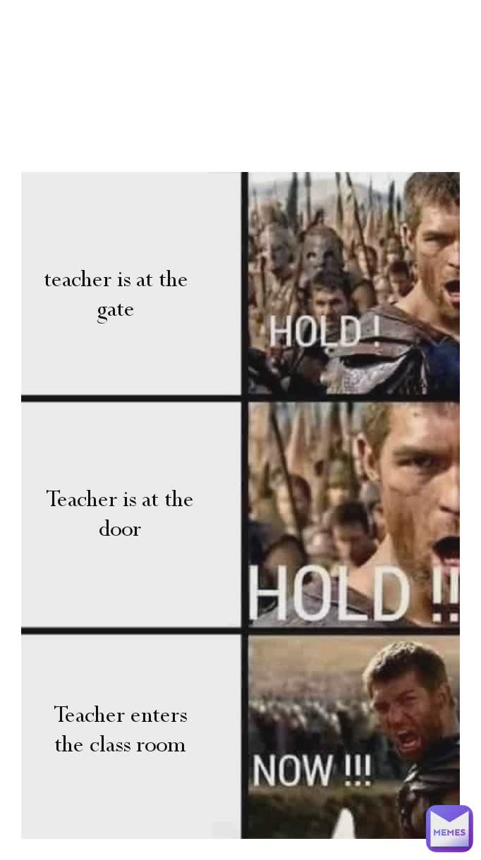 Type Text teacher is at the gate Teacher is at the door Teacher enters the class room