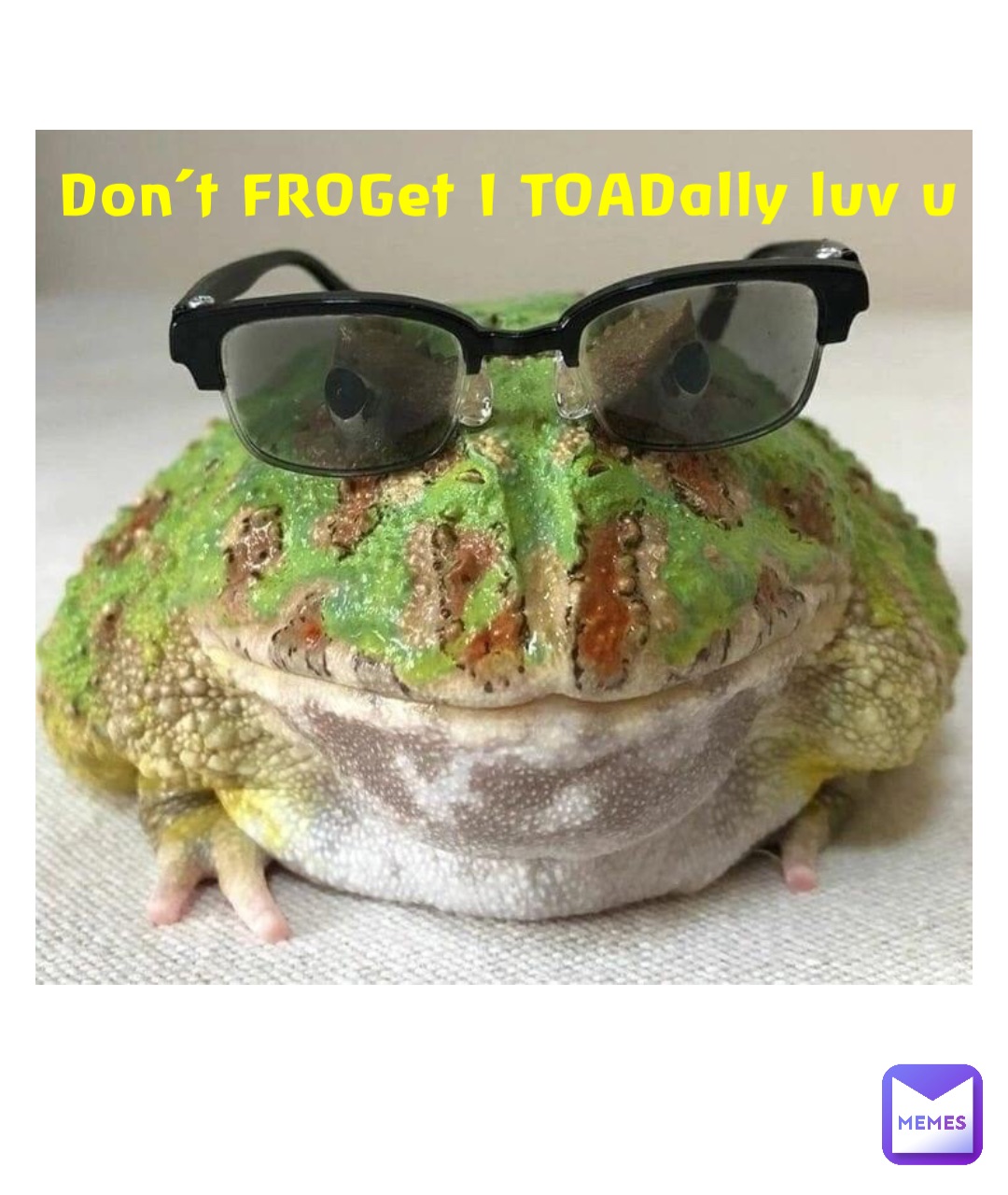Don’t FROGet I TOADally luv u