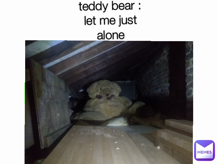teddy bear : let me just alone