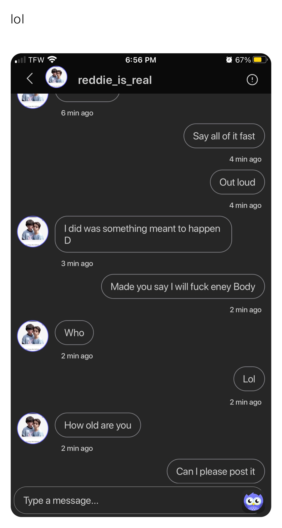lol
