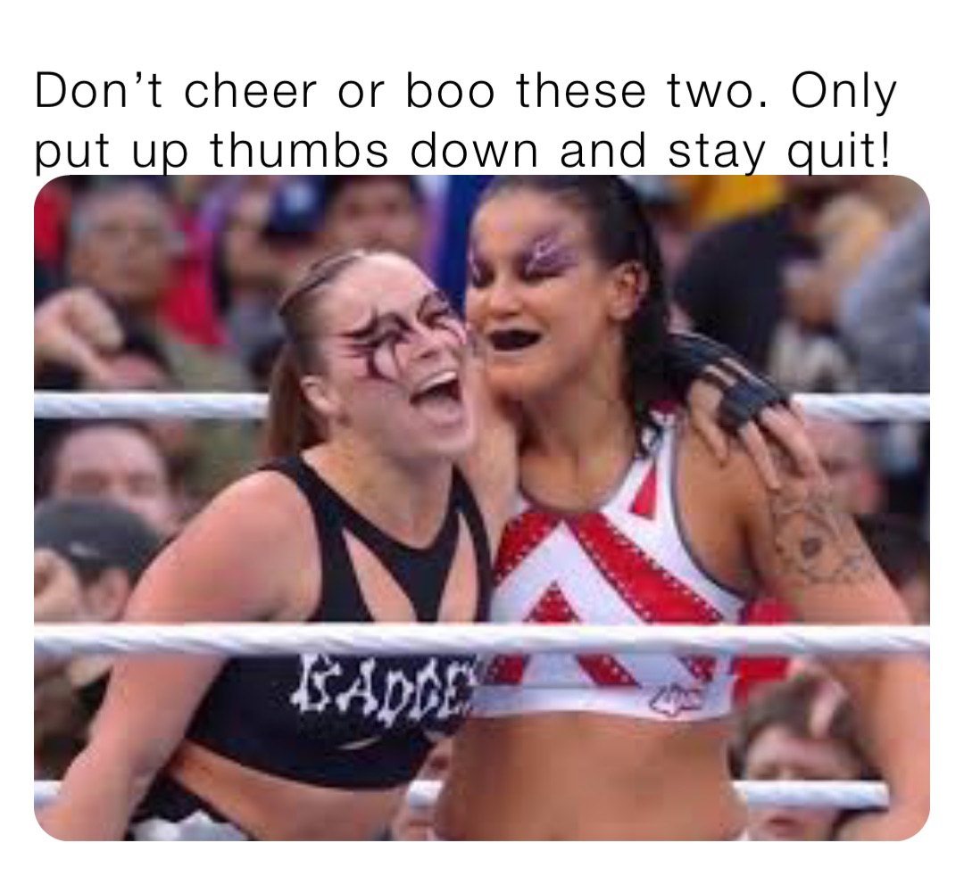 Dont Cheer Or Boo These Two Only Put Up Thumbs Down And Stay Quit Kaanbux Memes 8664