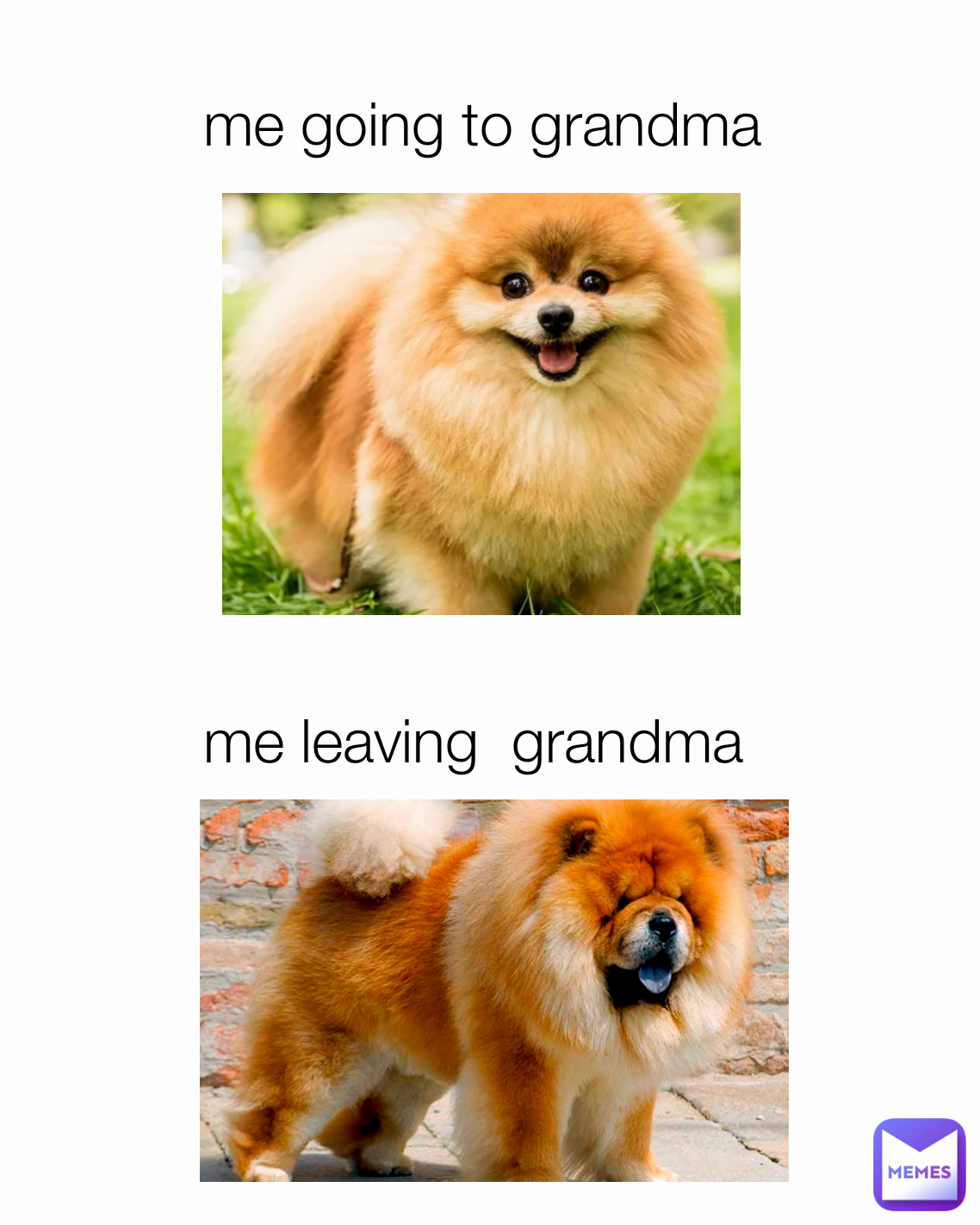 me going to grandma  me leaving  grandma 