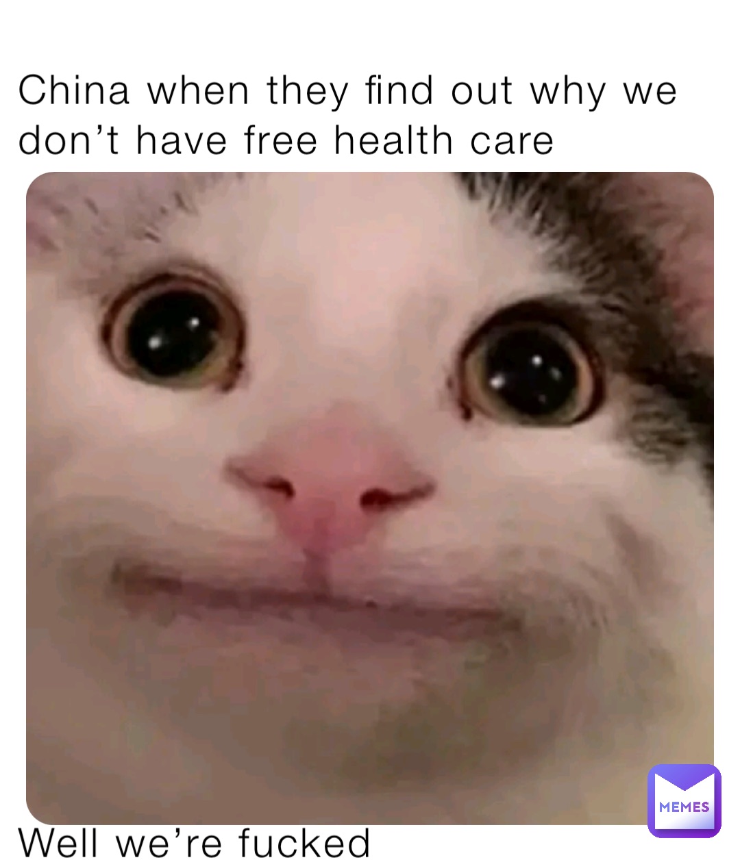 China when they find out why we don’t have free health care













Well we’re fucked