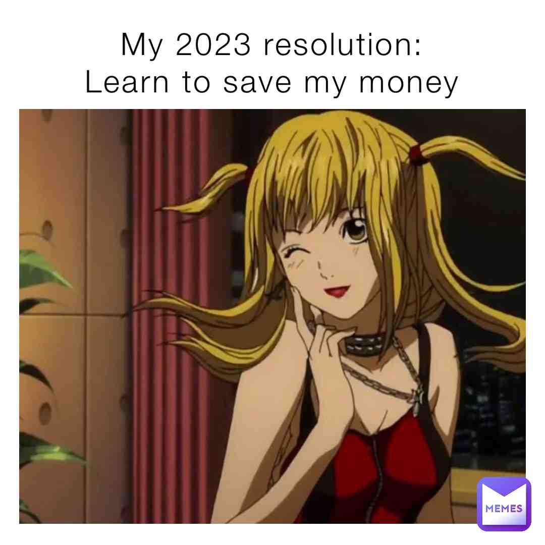 #otaku #manga #newyear #resolution #2023 #economy #money #misamisa #misaamane #misa #inspiration #jugement #memes #misamisa #deathnote