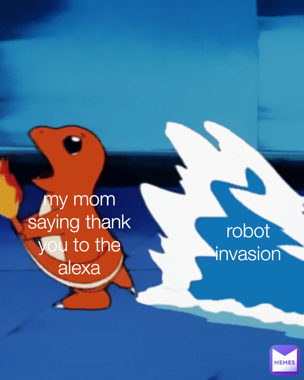 robot invasion my mom saying thank you to the alexa