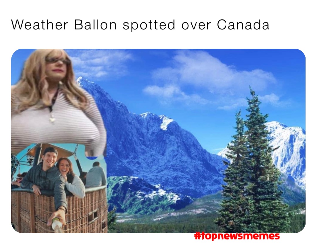 Weather Ballon spotted over Canada