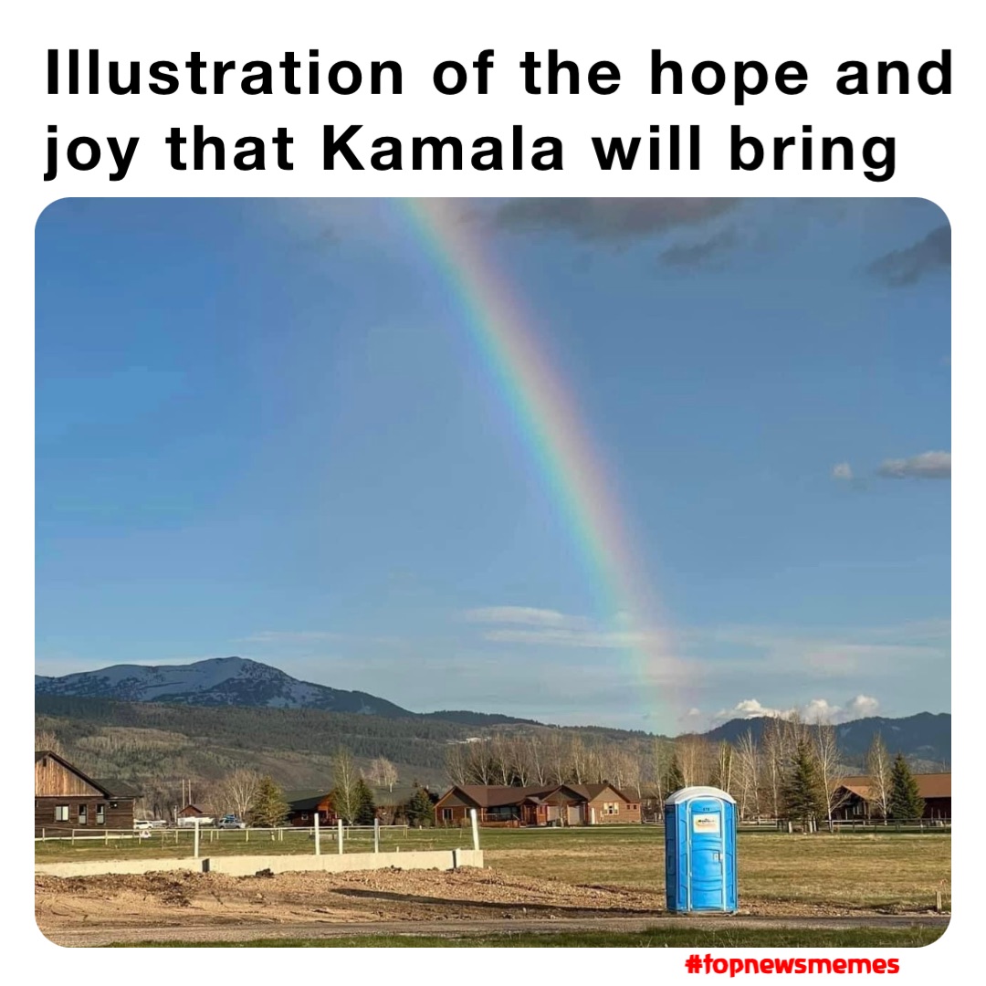 Illustration of the hope and joy that Kamala will bring