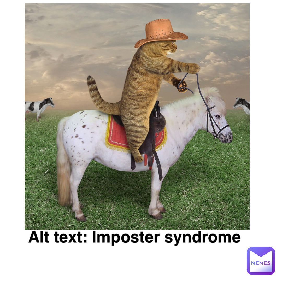 Alt text: Imposter syndrome