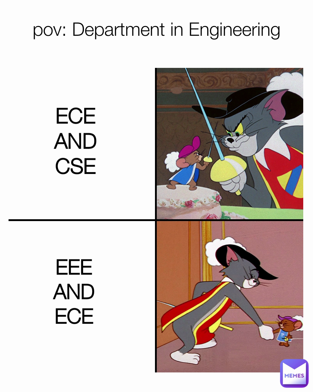 EEE AND ECE
 ECE AND CSE pov: Department in Engineering
