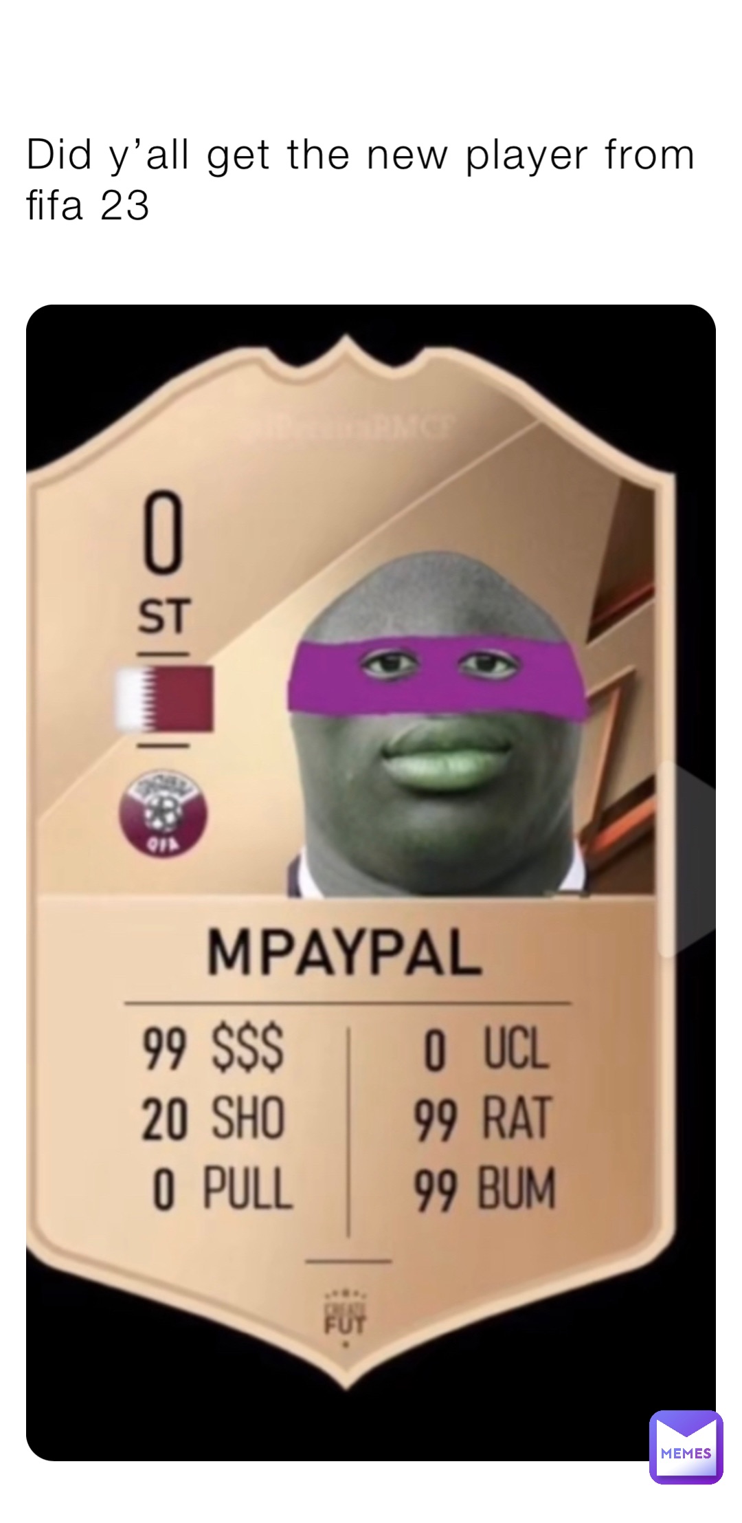 Did y’all get the new player from fifa 23