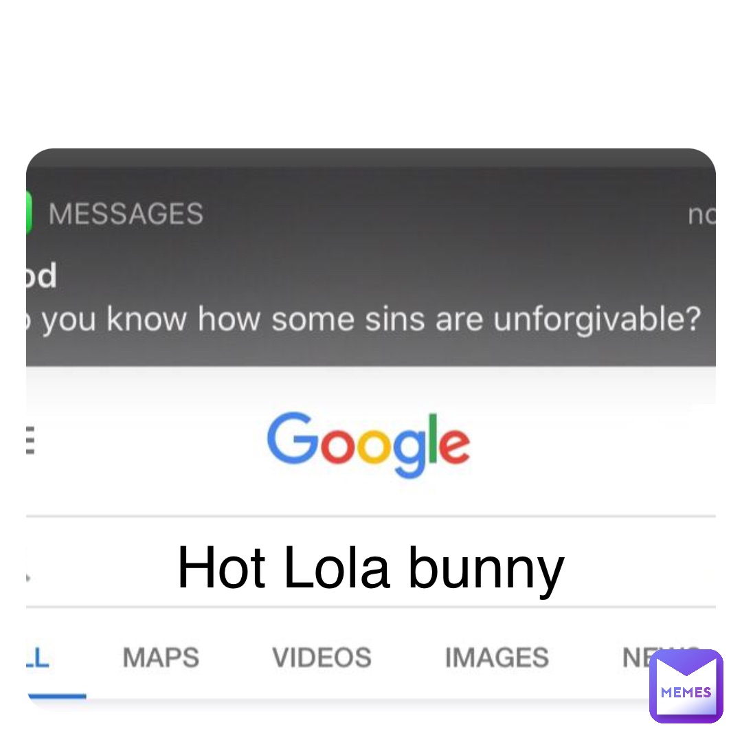 Double tap to edit Hot Lola bunny