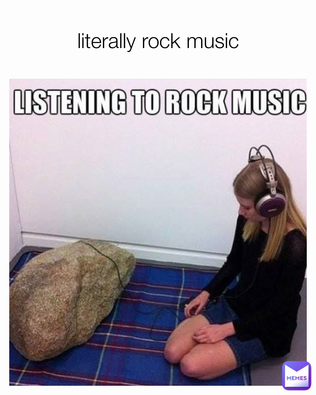 literally rock music