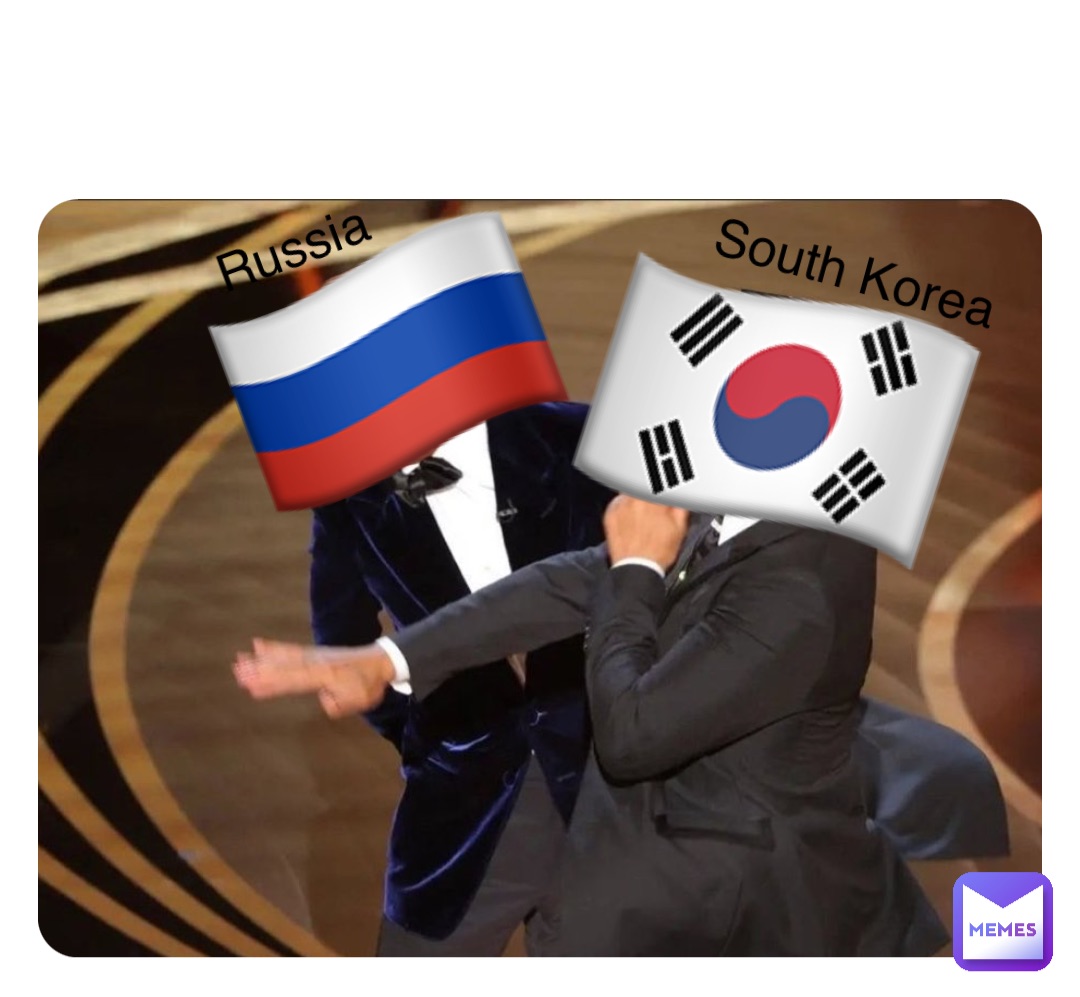 Double tap to edit 🇷🇺 🇰🇷 South Korea Russia