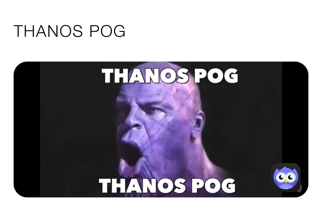 THANOS POG