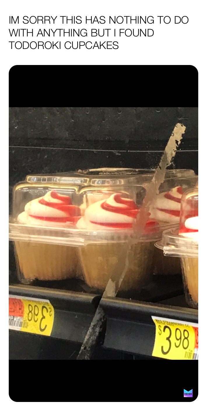 IM SORRY THIS HAS NOTHING TO DO WITH ANYTHING BUT I FOUND TODOROKI CUPCAKES 