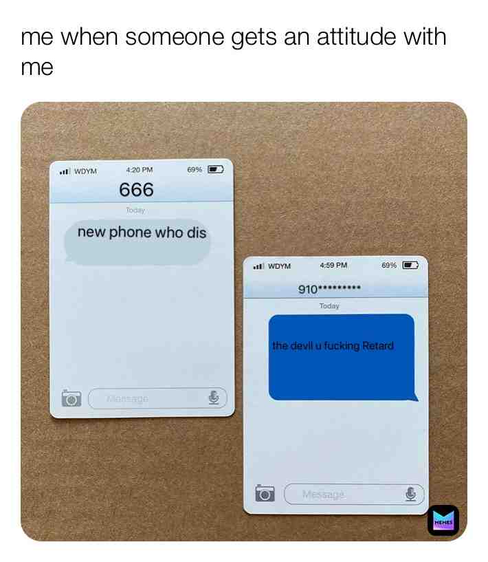 Don’t fuck with me 😂