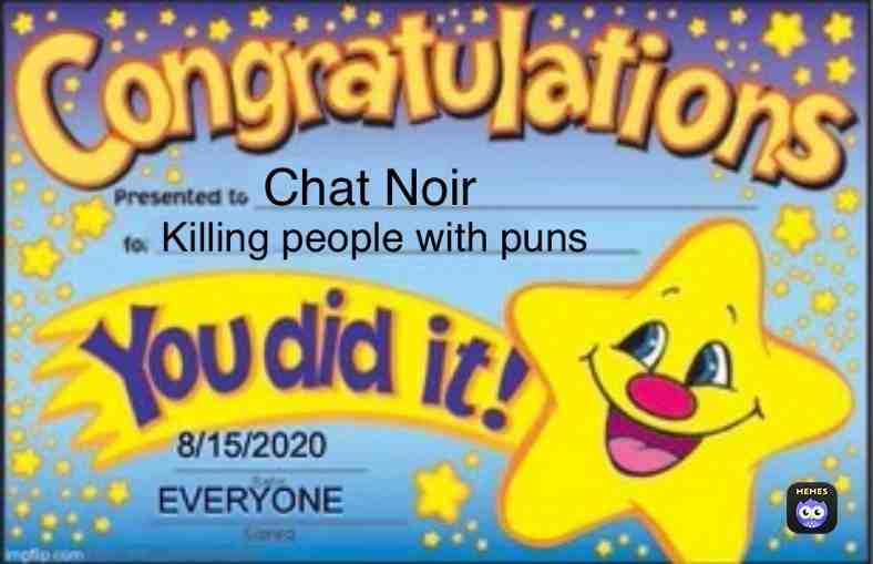 When you get an award for being annoying #miraculousladybug