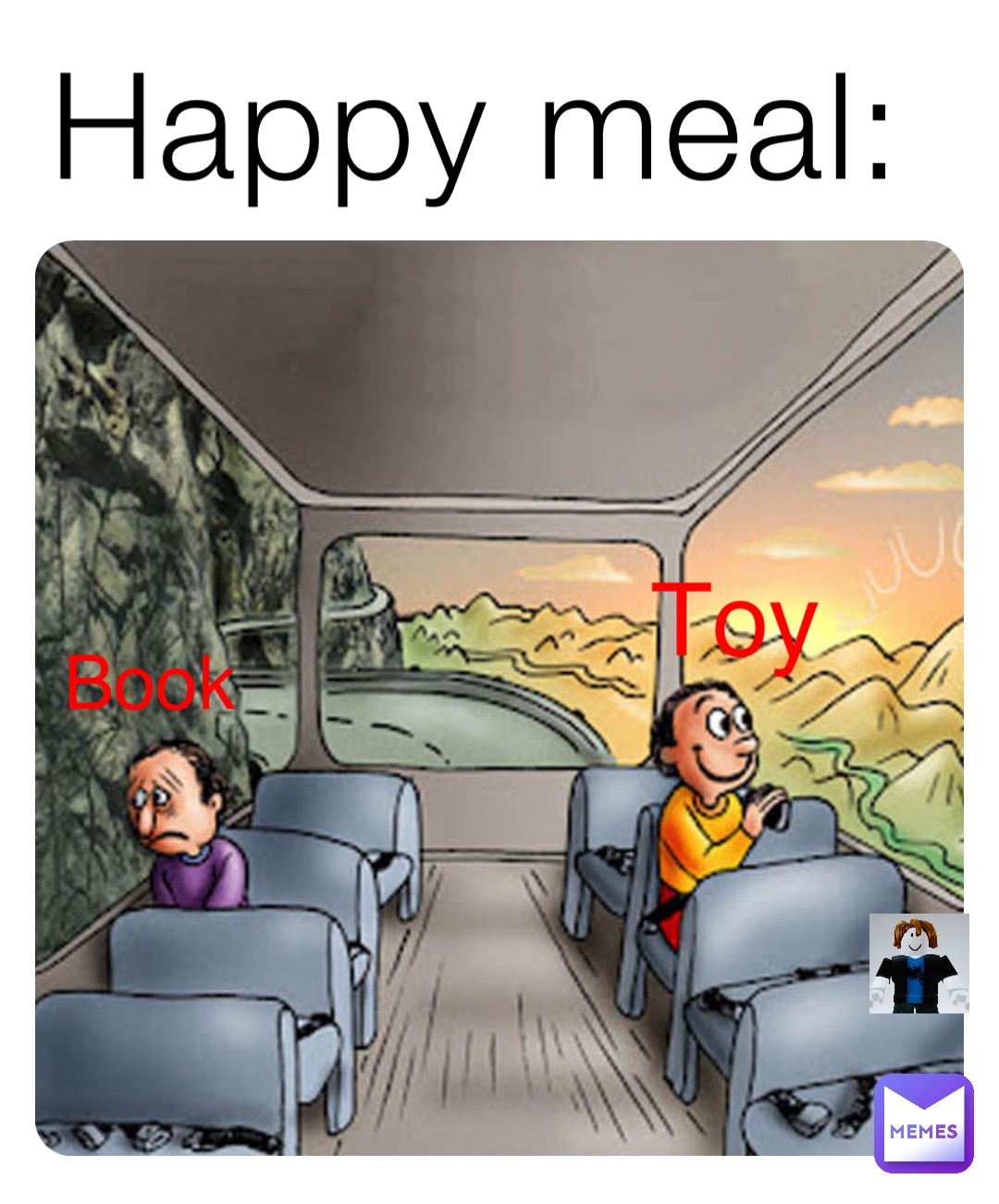 Happy meal: Book Toy